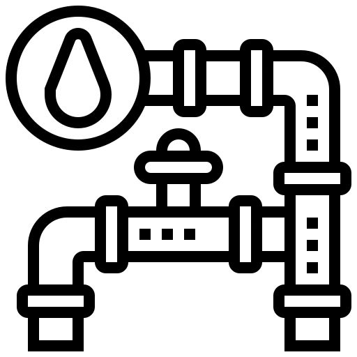 Gas Pipeline Infrastructure Icon